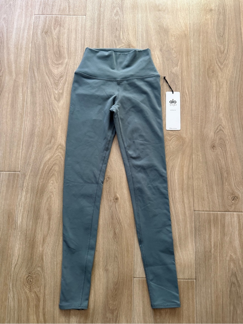 Alo Yoga High Waist Dash Leggings Concrete XXS NWT